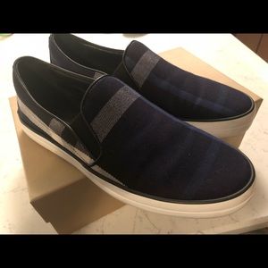 Burberry slips ons